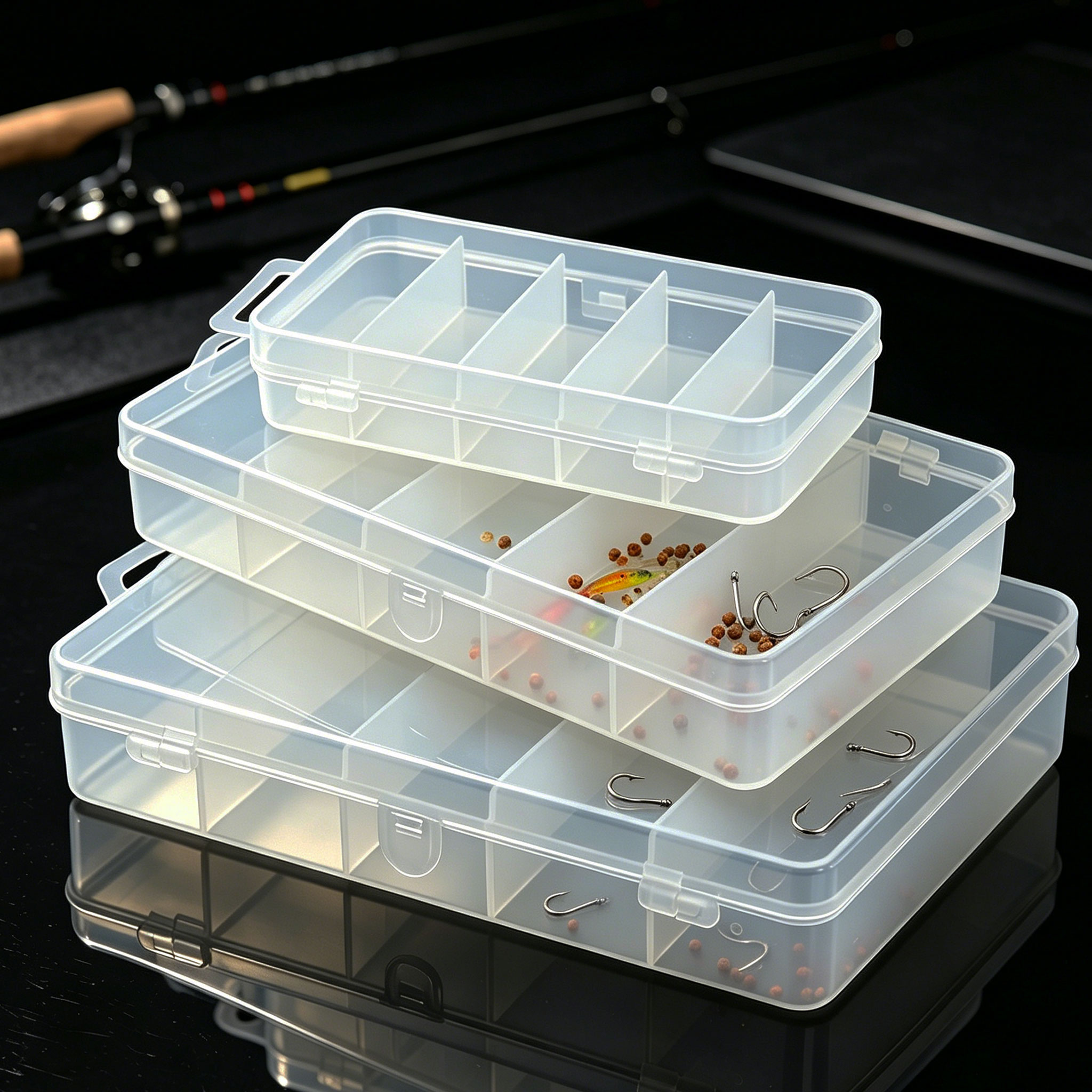 Fishing Equipment Organizer - 1/3pcs 3 Sizes of Plastic Fishing