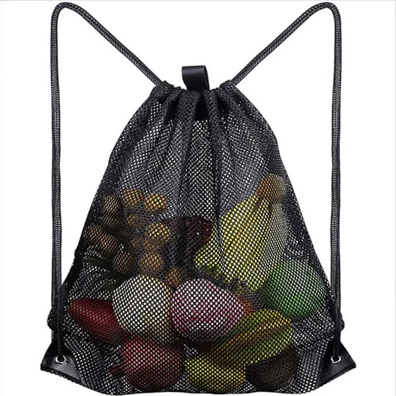 Fishing Equipment Organizer - Mesh backpack with rope, quick exercise