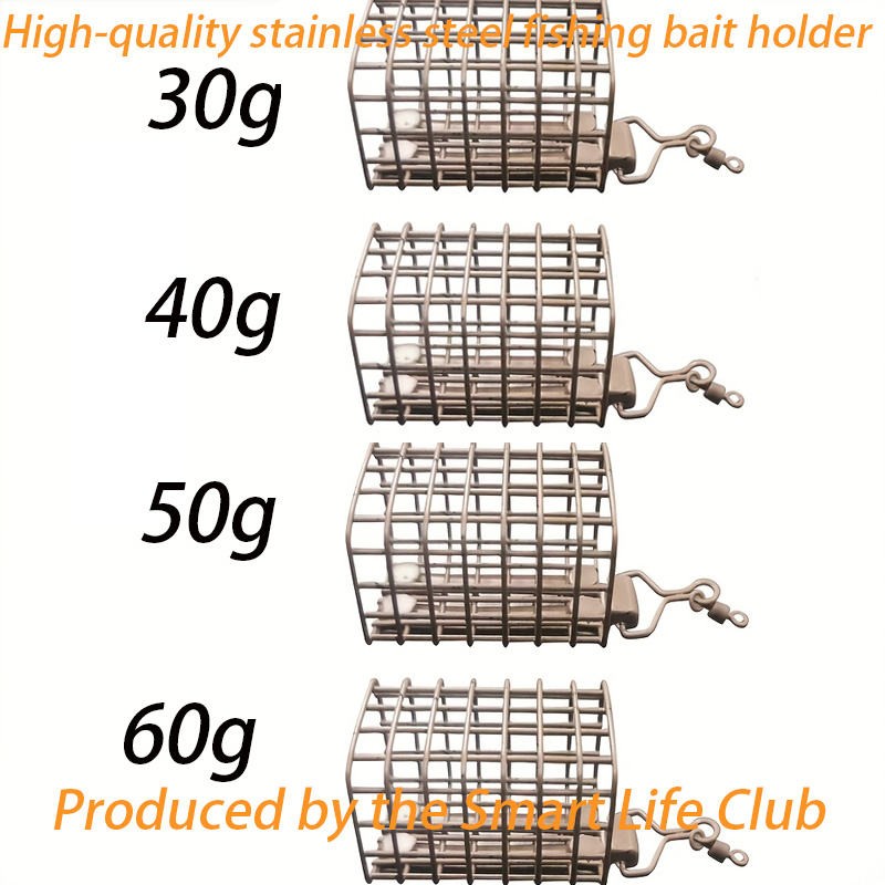 Fishing Equipment Organizer - New Fishing Bait Cage, 30G/40G/50G/60G Square