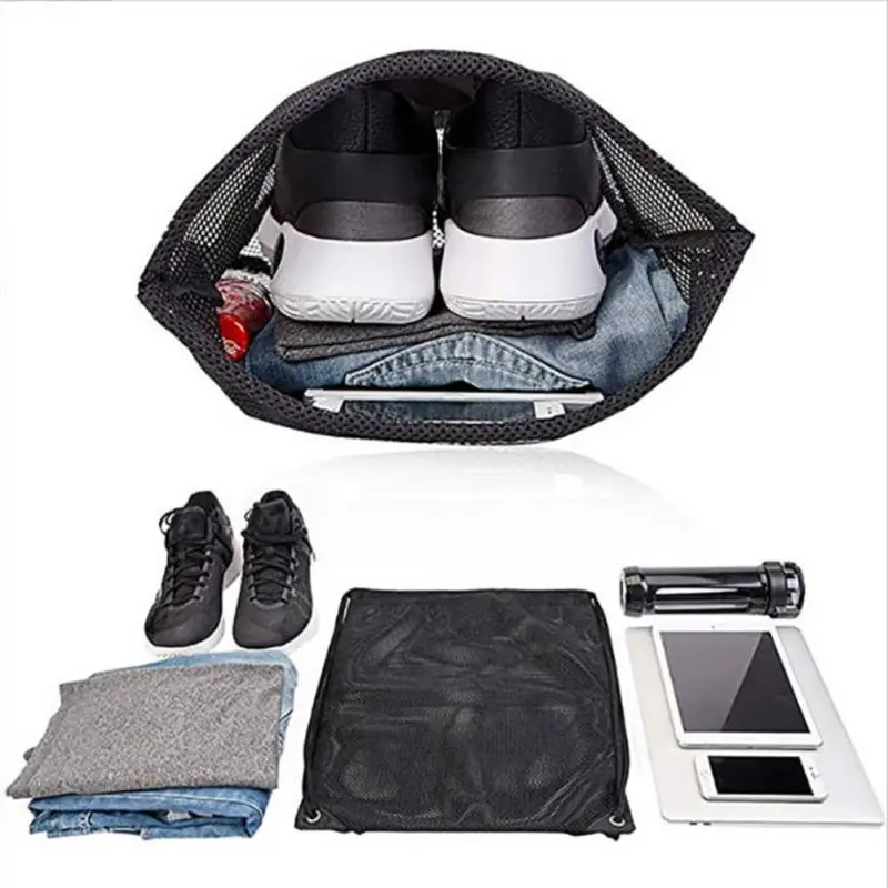 Mesh backpack with rope, quick - Fishing Equipment Organizer review and price