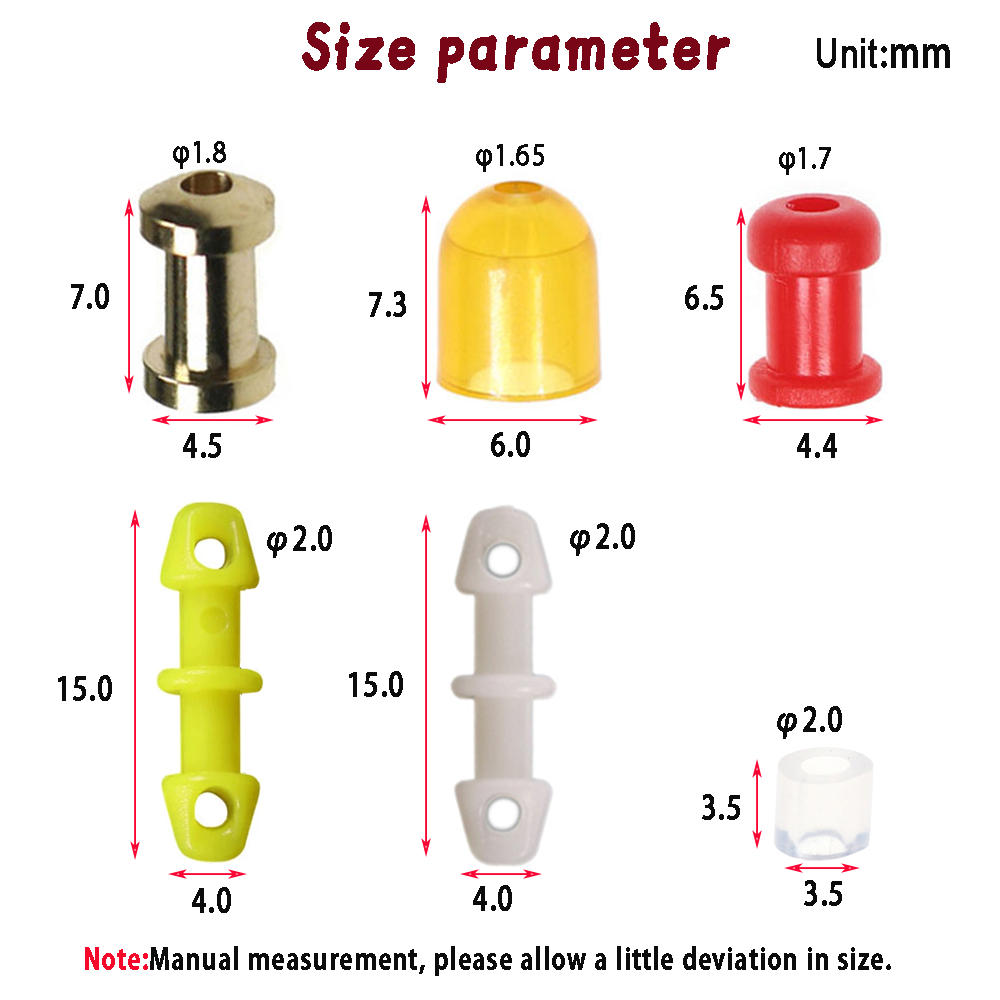 LIONRIVER 500pcs Plastic Coppe - Fishing Equipment Parts review and price