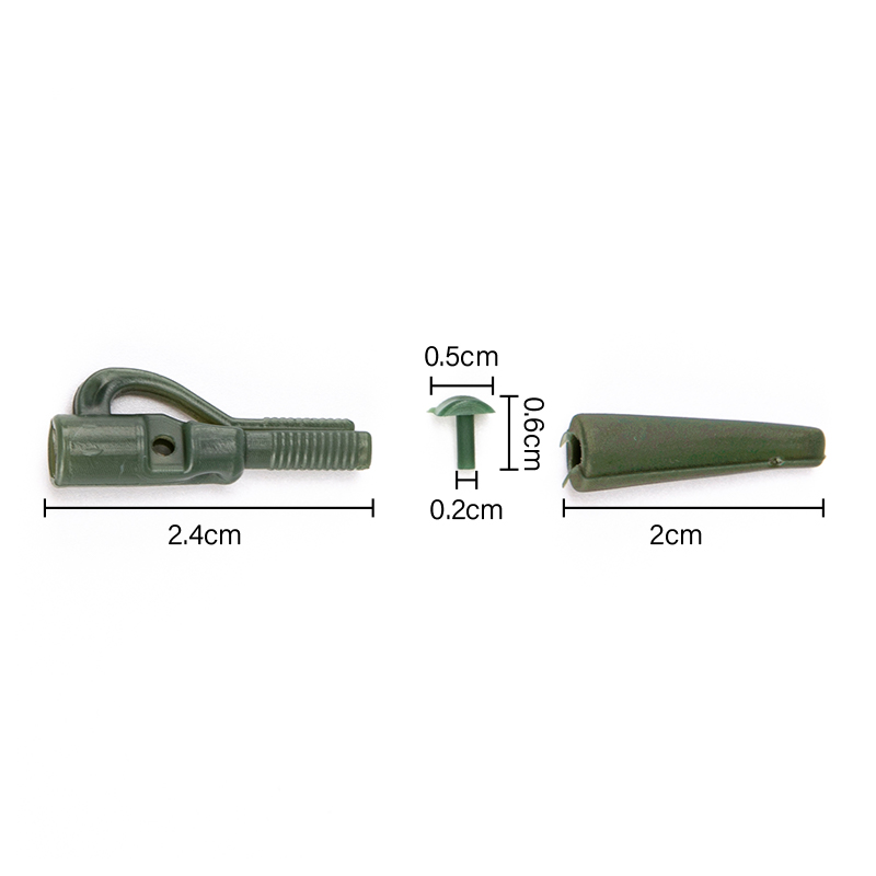 50Sets Mini Lead Clips & Tail  - Fishing Equipment Jet review and price