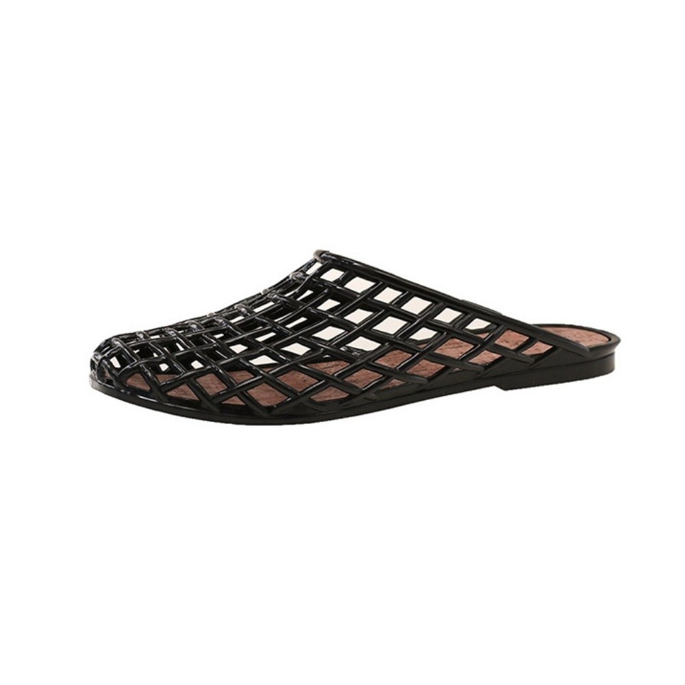 Round Toe PVC Crystal Slippers - Fishing Equipment Net review and price
