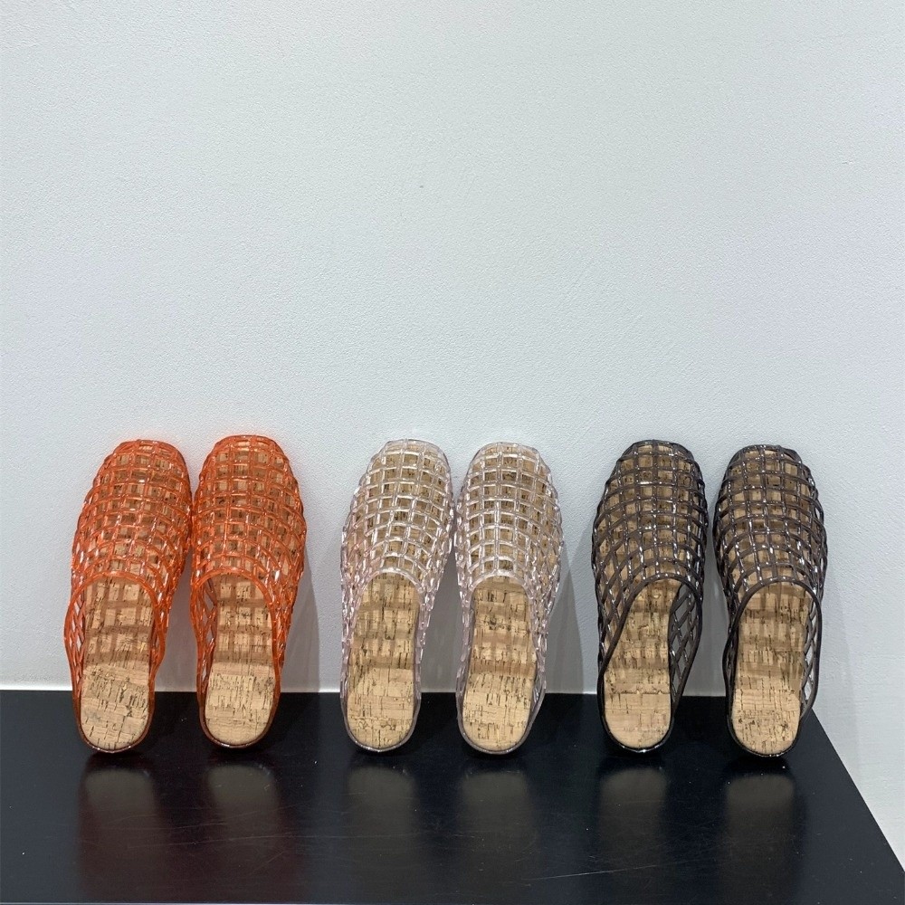 Round Toe PVC Crystal Slippers - Fishing Equipment Net review and price