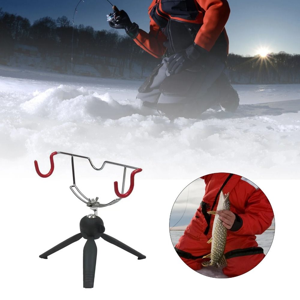 360° Adjustable Ice Fishing Ro - Fishing Rod Pod review and price
